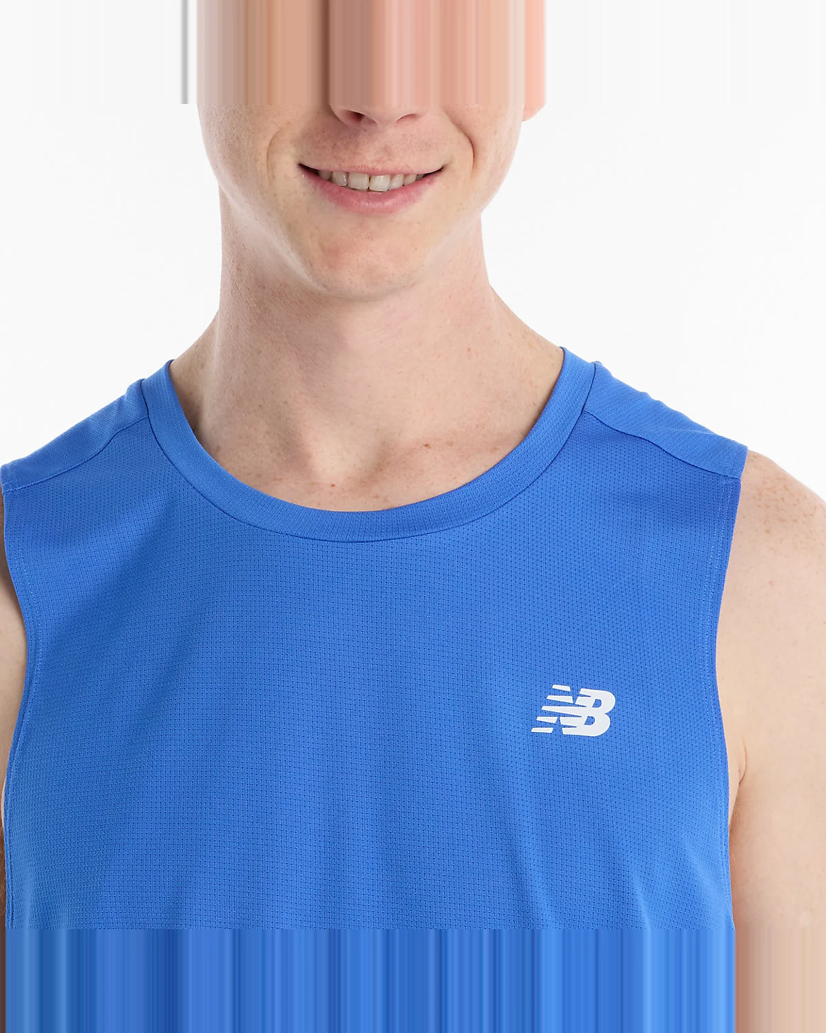 Майка New Balance Sport Tank синяя мужская — 3