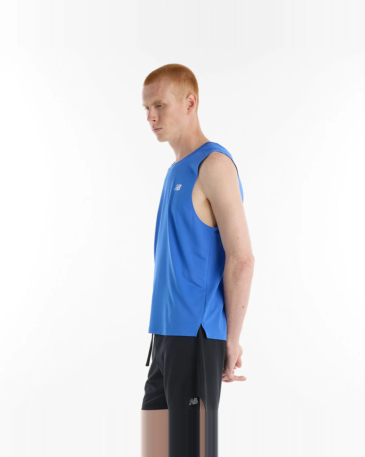 Майка New Balance Sport Tank синяя мужская — 5