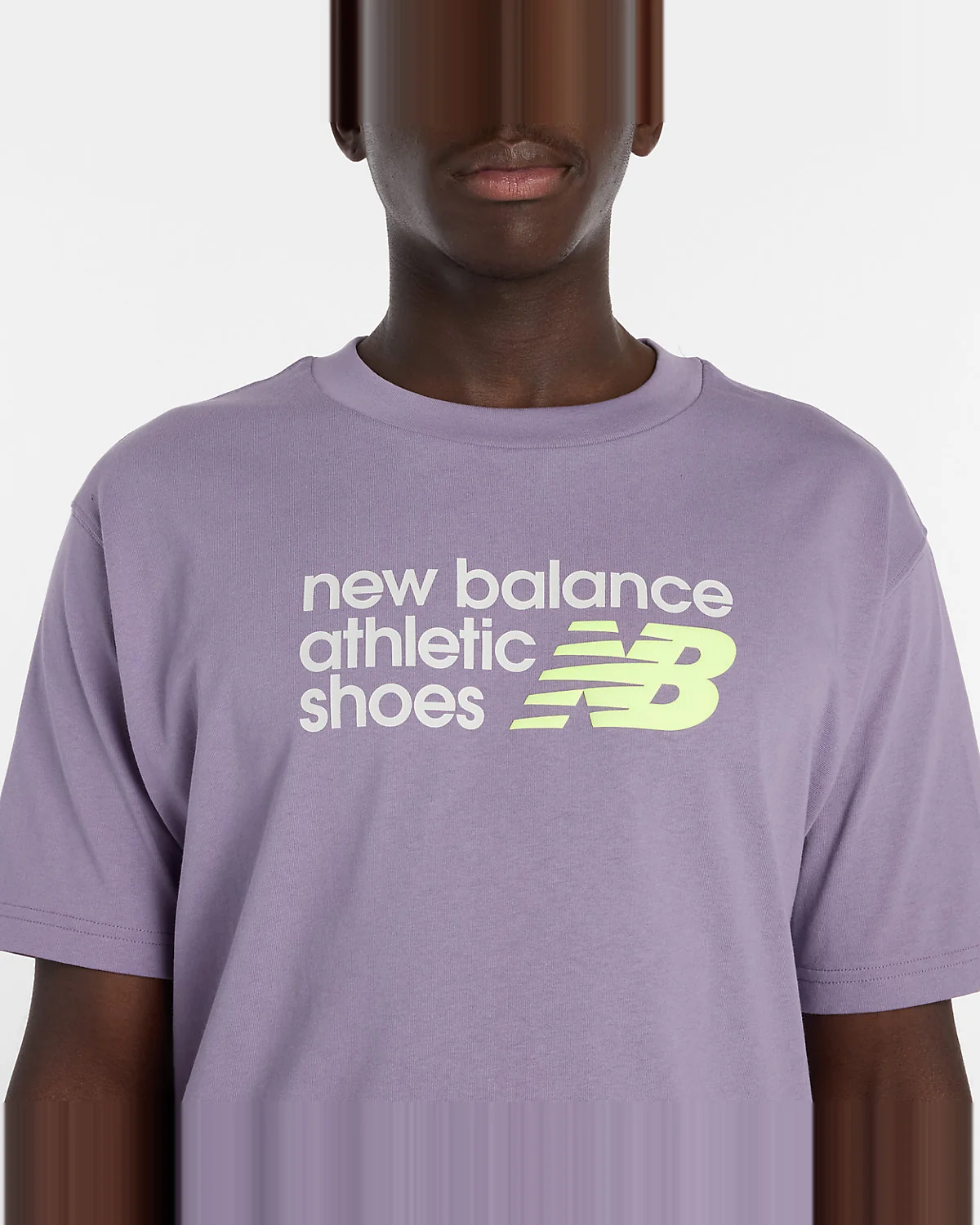 Футболка New Balance Athletics Premium Relaxed сиреневая — 4