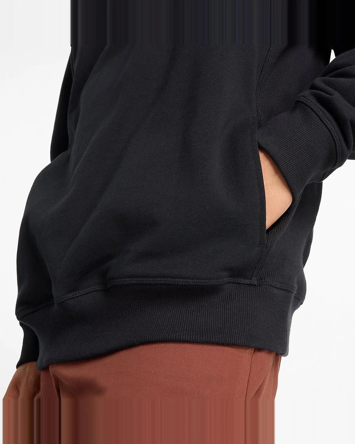 Пуловер New Balance Athletics Fleece 1/2 Zip черный — 8