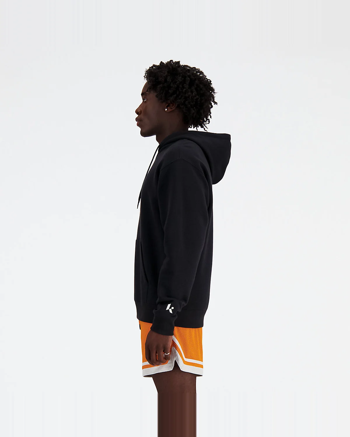 Худи New Balance Klutch X NB Fleece черное — 6