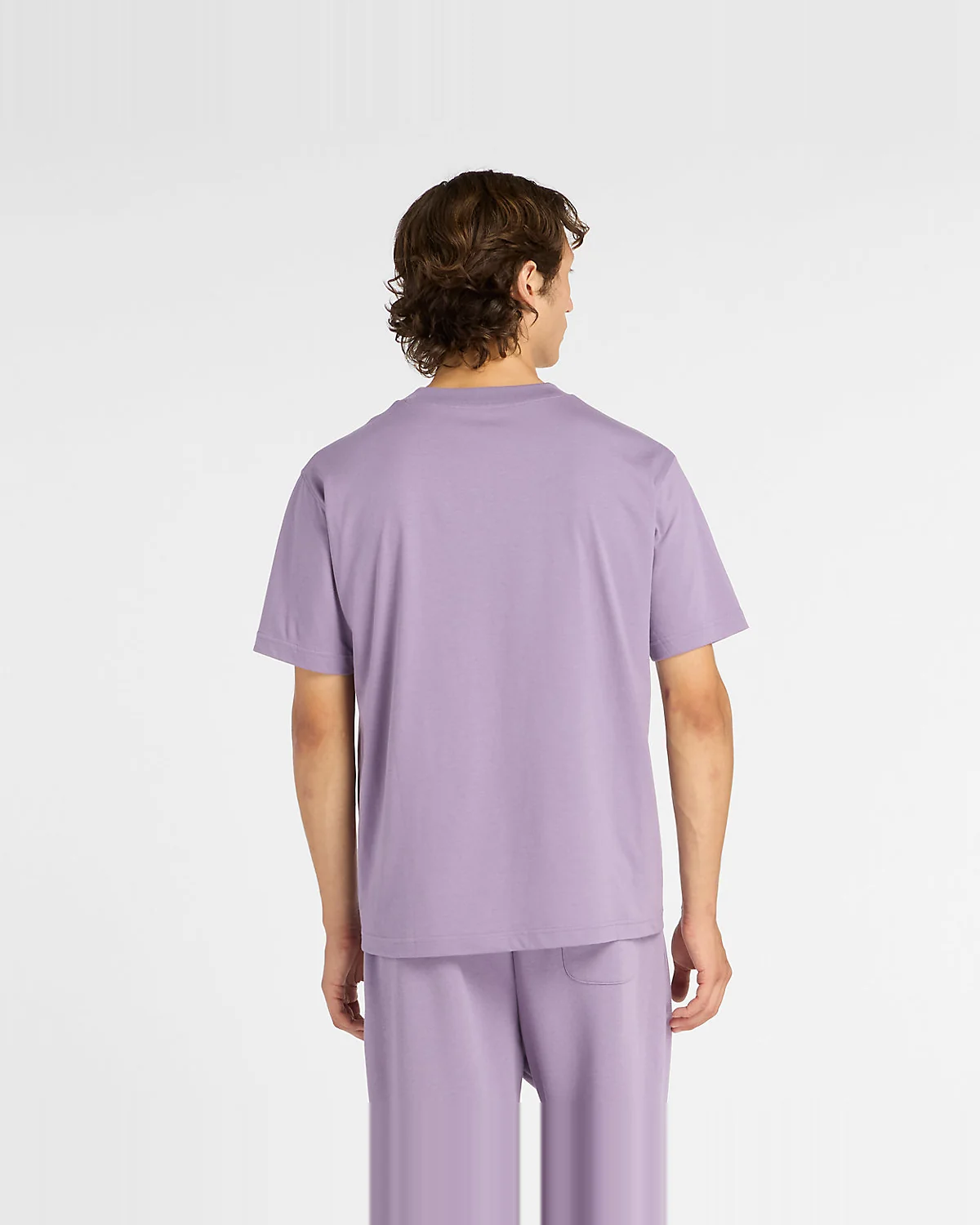Футболка New Balance Sport Essentials Cotton фиолетовая — 4