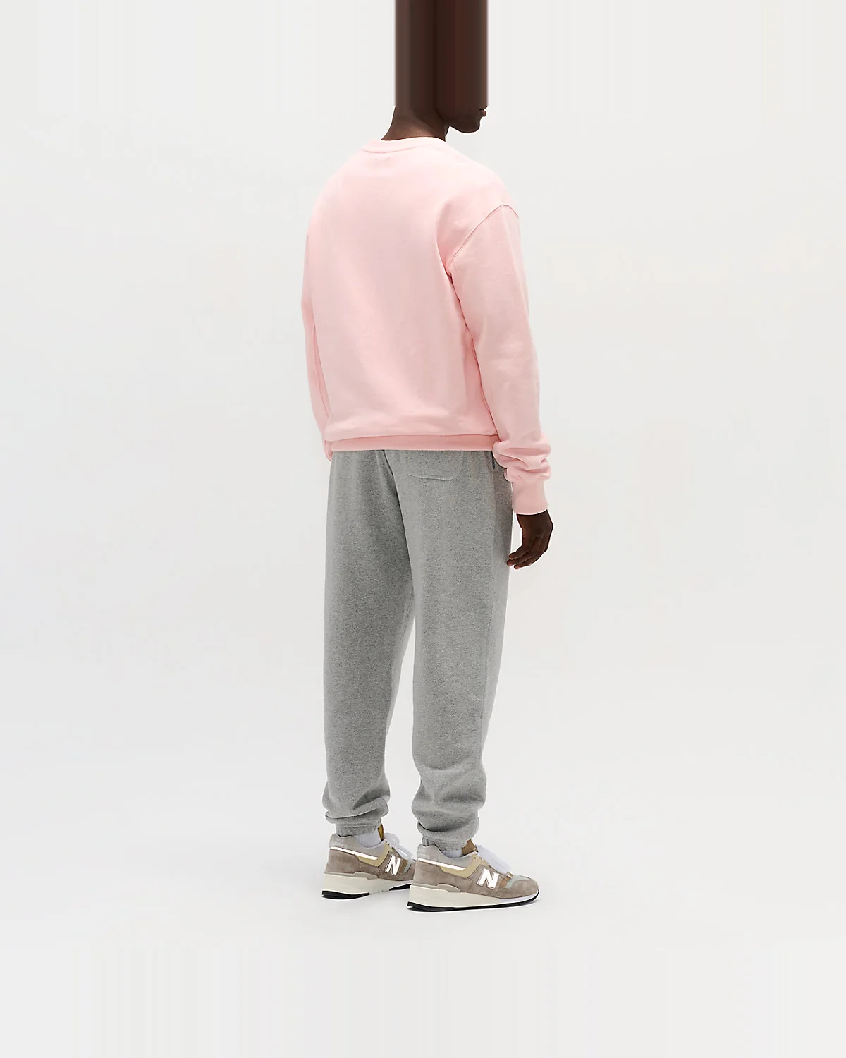 Свитшот New Balance Made in USA Core розовый — 4