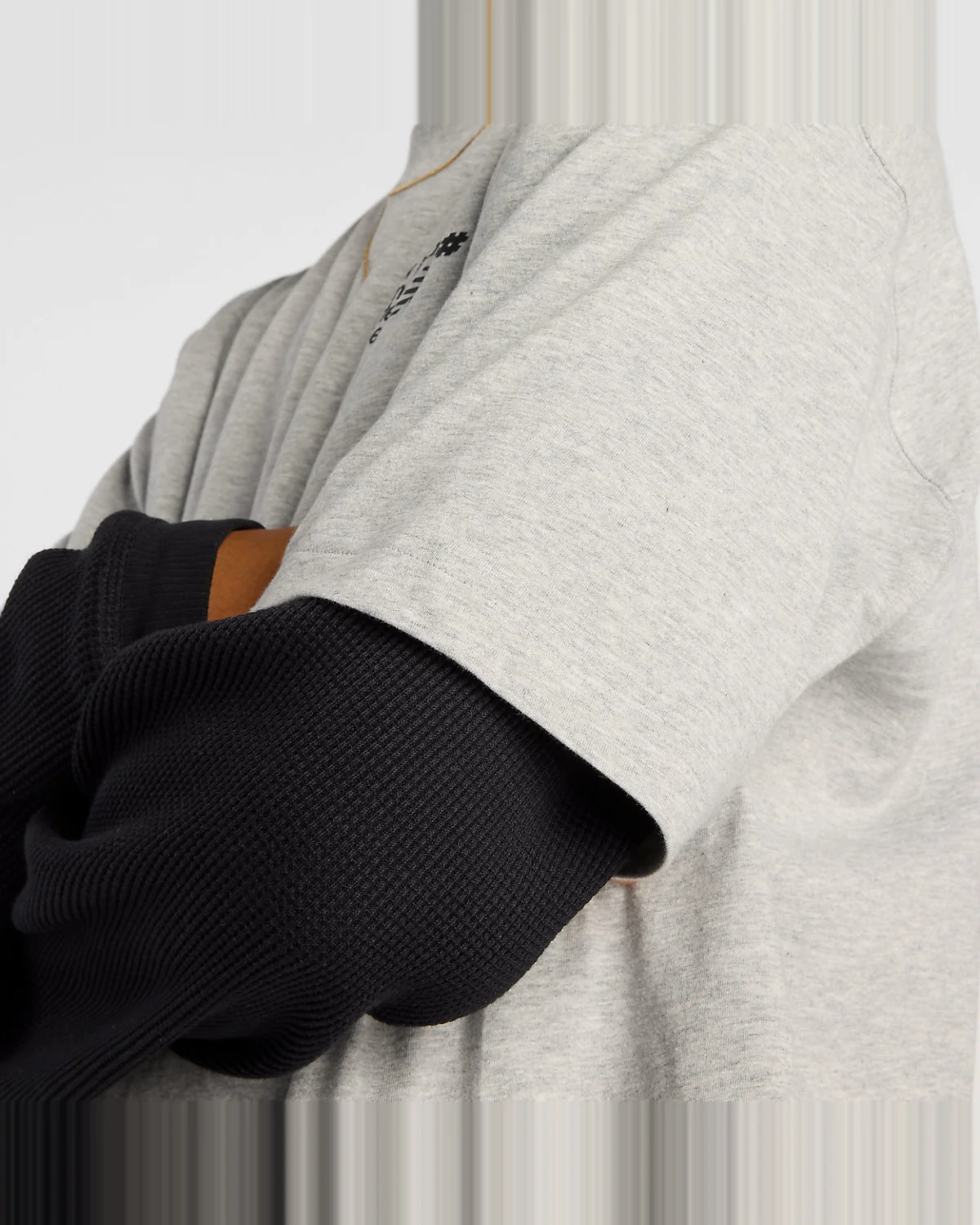 Футболка New Balance Numeric Small Logo серая — 7