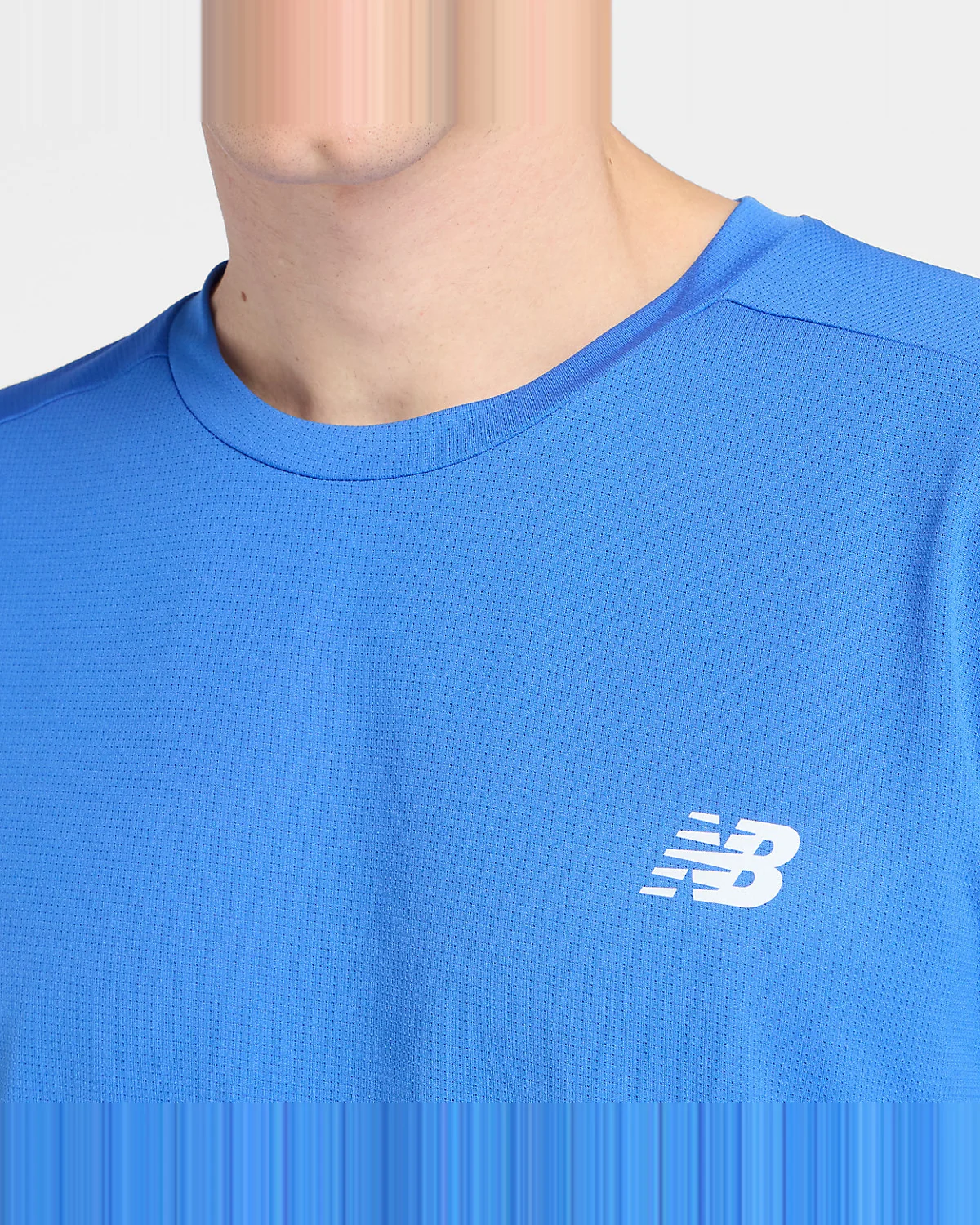 Футболка New Balance Sport Short Sleeve синяя — 3