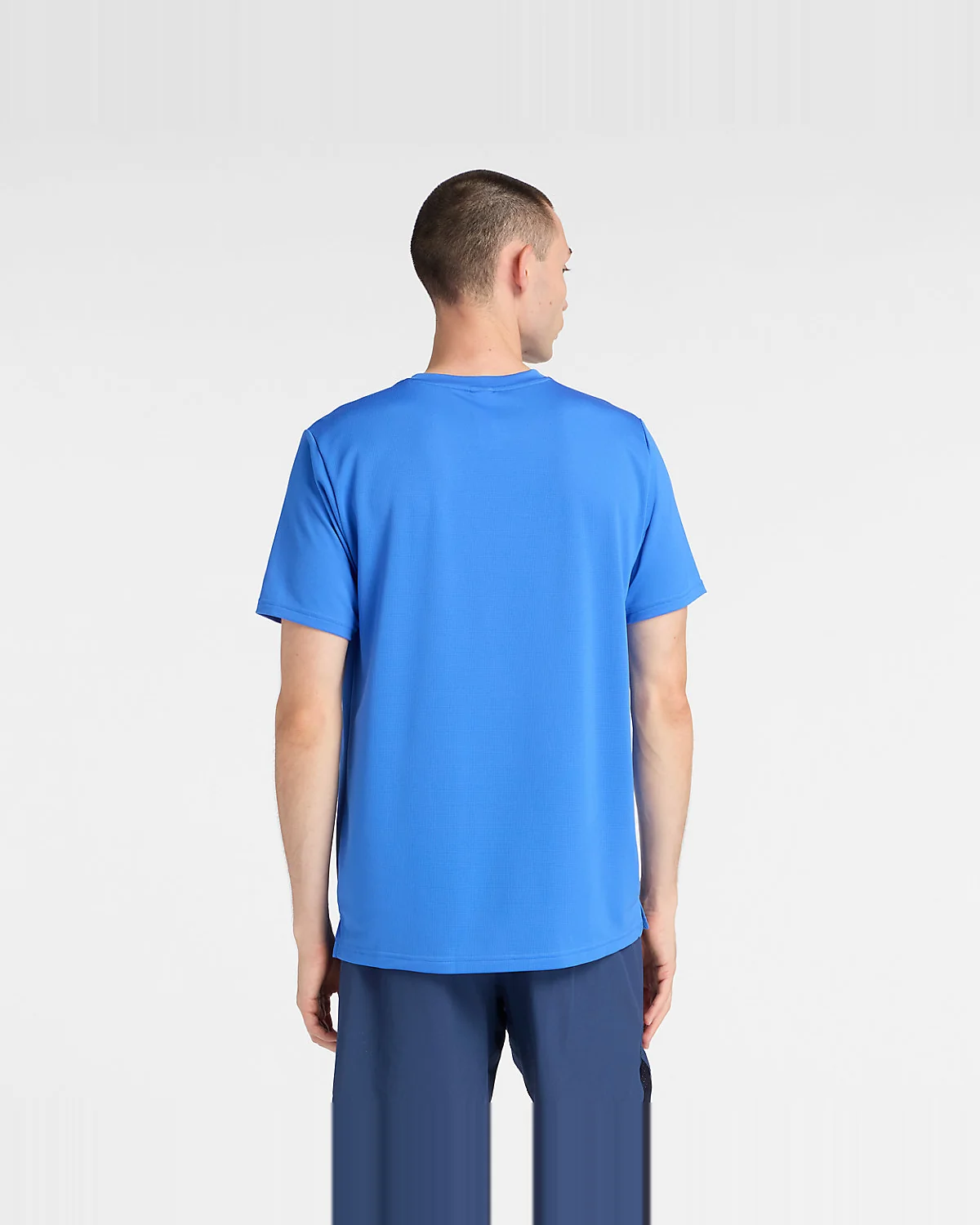 Футболка New Balance Sport Short Sleeve синяя — 4