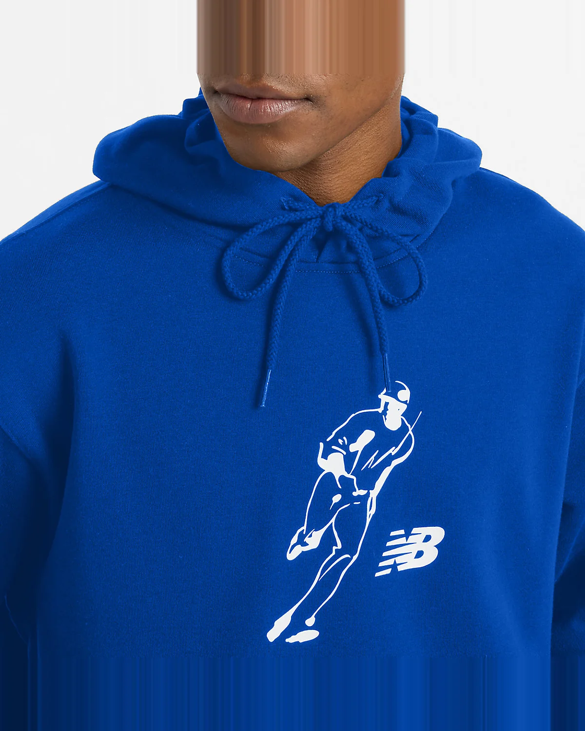 Худи New Balance Ohtani Logo Graphic синее — 4