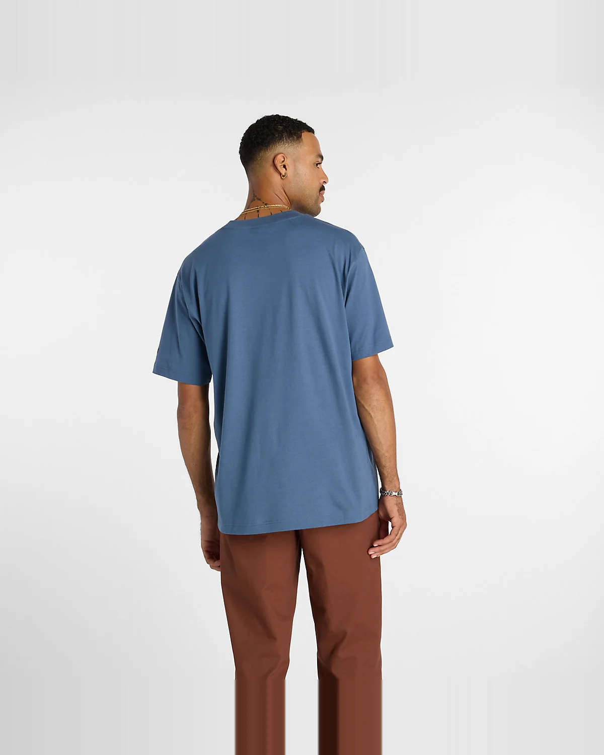 Футболка New Balance Numeric Stacked Graphic синяя — 5