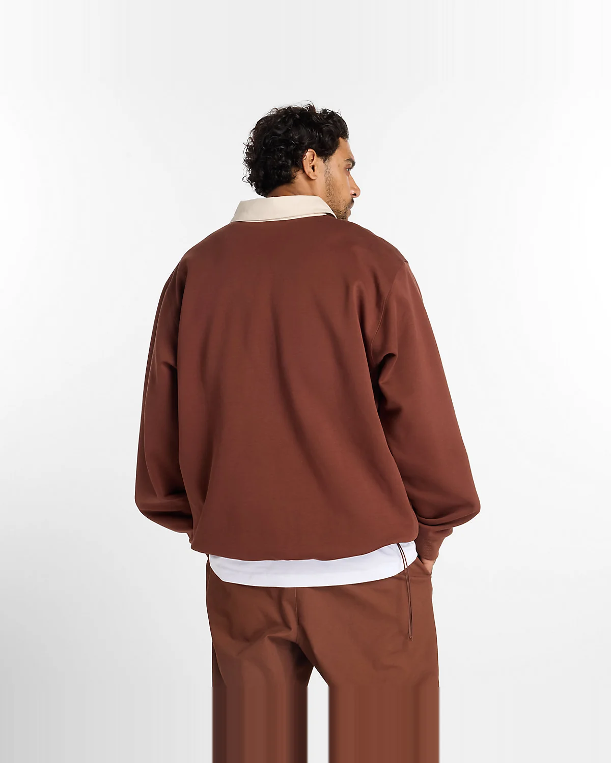Рубашка регби New Balance Numeric Rugby коричневая — 4
