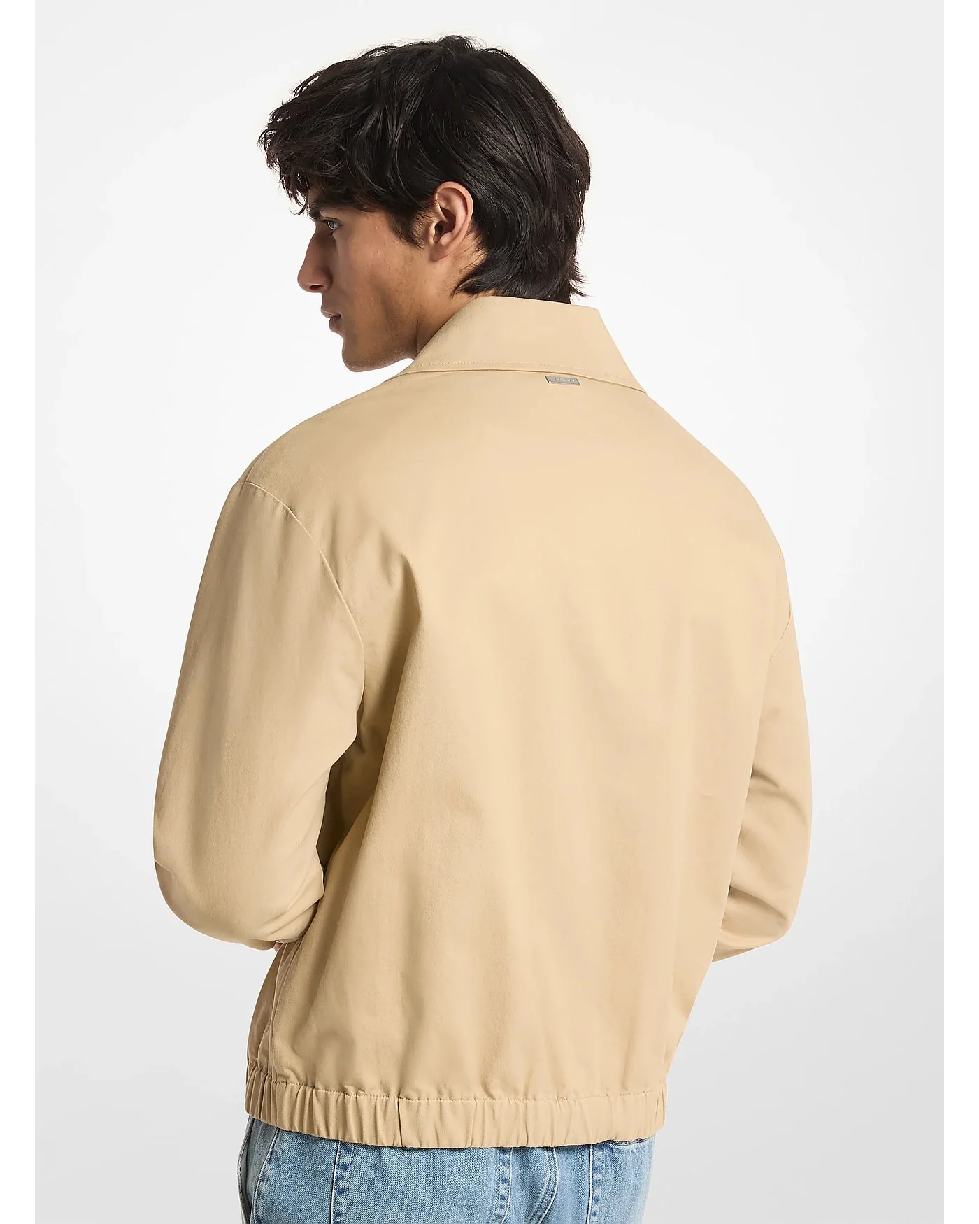 Бежевая куртка Michael Kors Blouson, вид сзади.