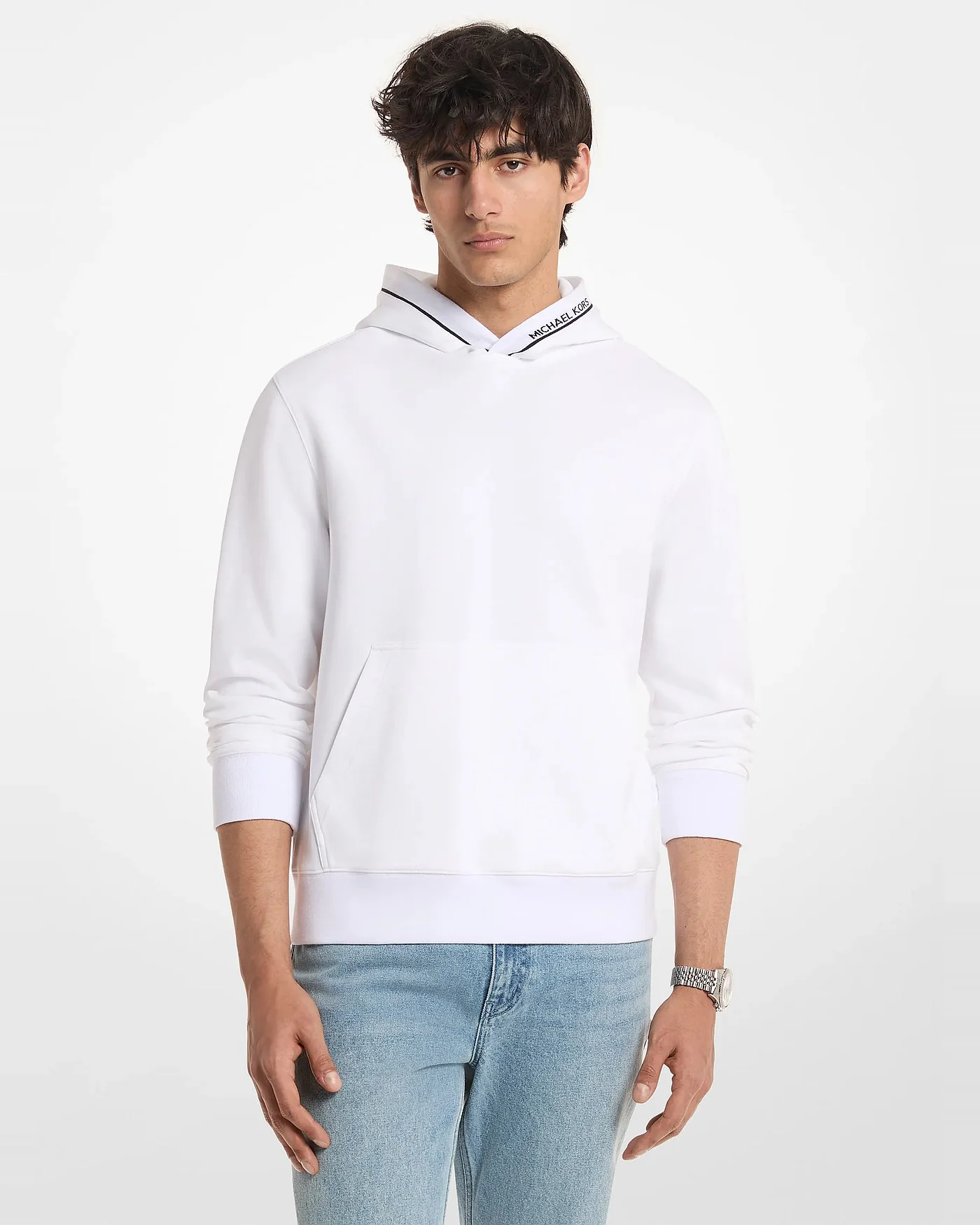 Худи Michael Kors из хлопковой смеси с логотипом — 1