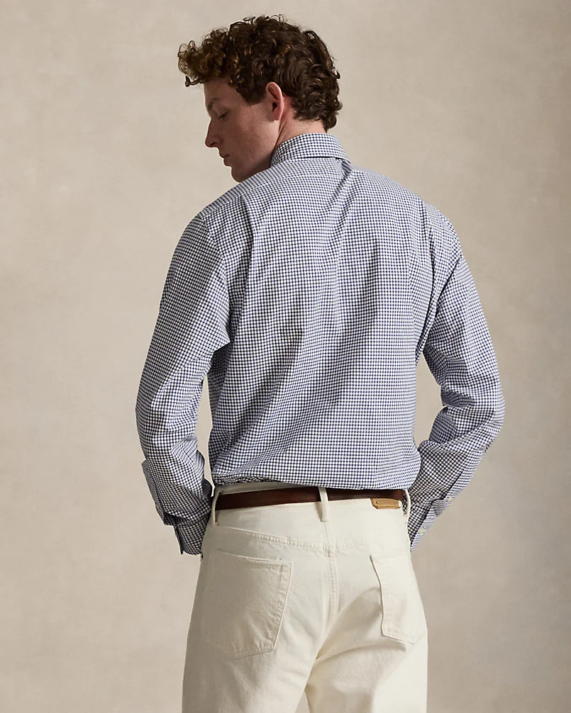 Рубашка Ralph Lauren Classic Fit Glen Plaid Poplin Shirt — 4