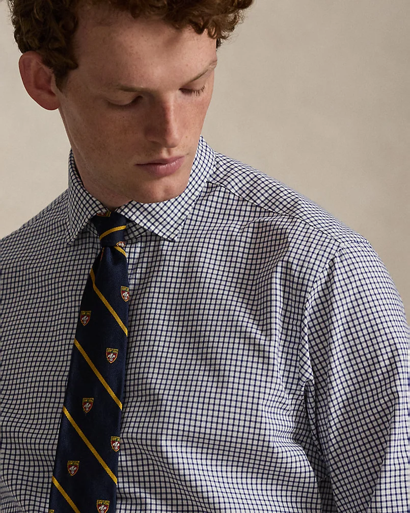 Рубашка Ralph Lauren Classic Fit Glen Plaid Poplin Shirt — 5