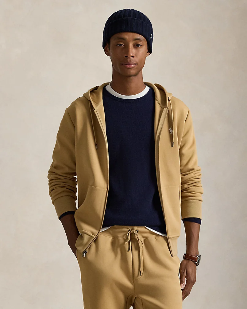 Худи на молнии Ralph Lauren из фактурного трикотажа — 1