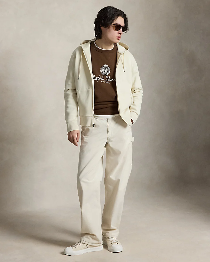Худи на молнии Ralph Lauren из фактурного трикотажа — 3