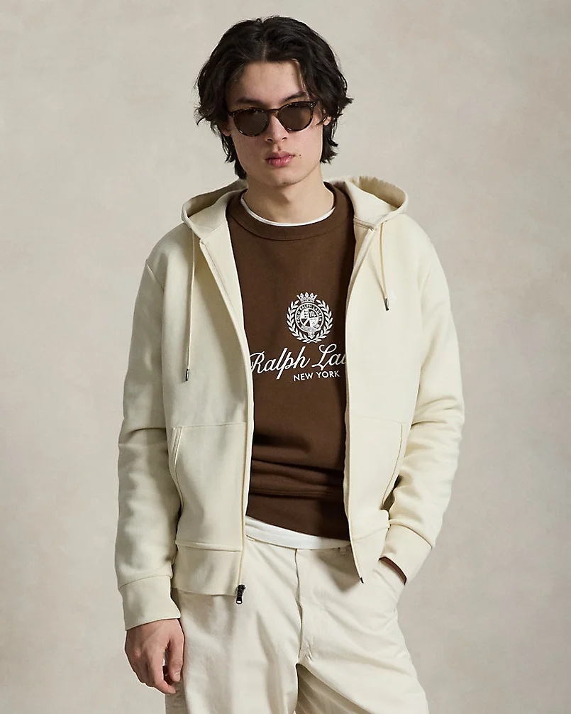 Худи на молнии Ralph Lauren из фактурного трикотажа — 6