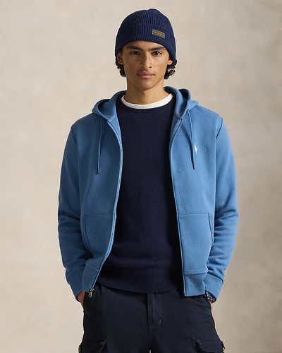 Худи на молнии Ralph Lauren из фактурного трикотажа