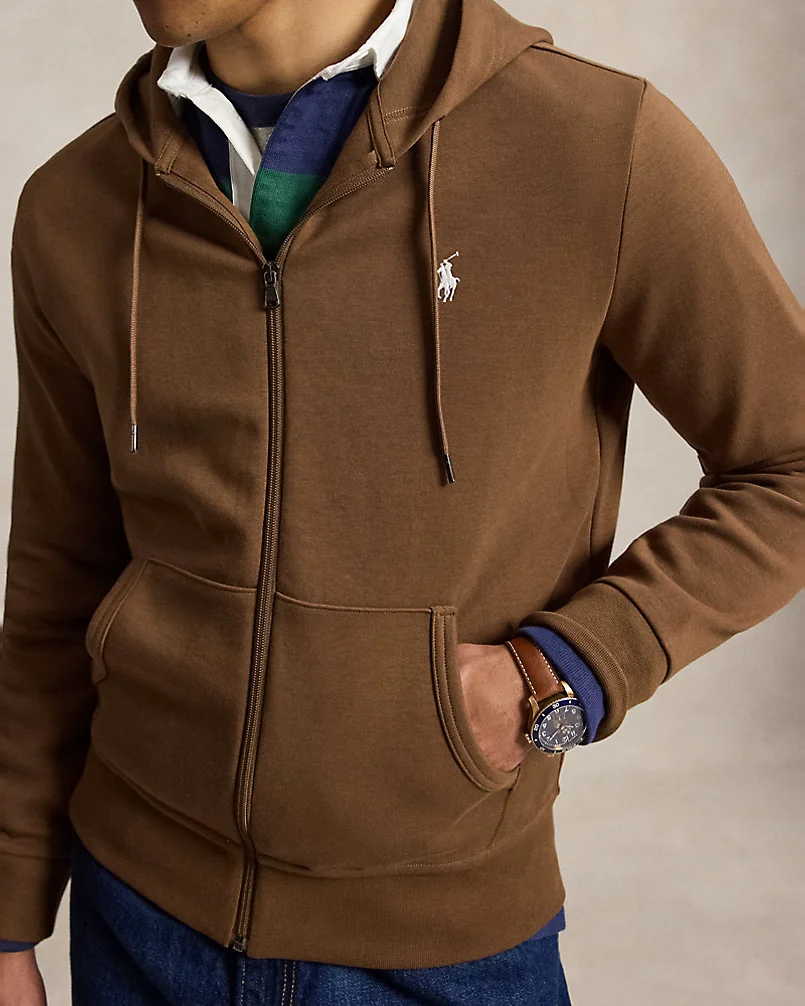 Худи на молнии Ralph Lauren из фактурного трикотажа — 5