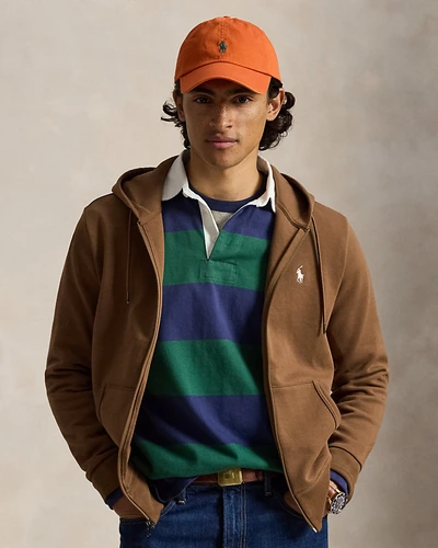 Худи на молнии Ralph Lauren из фактурного трикотажа