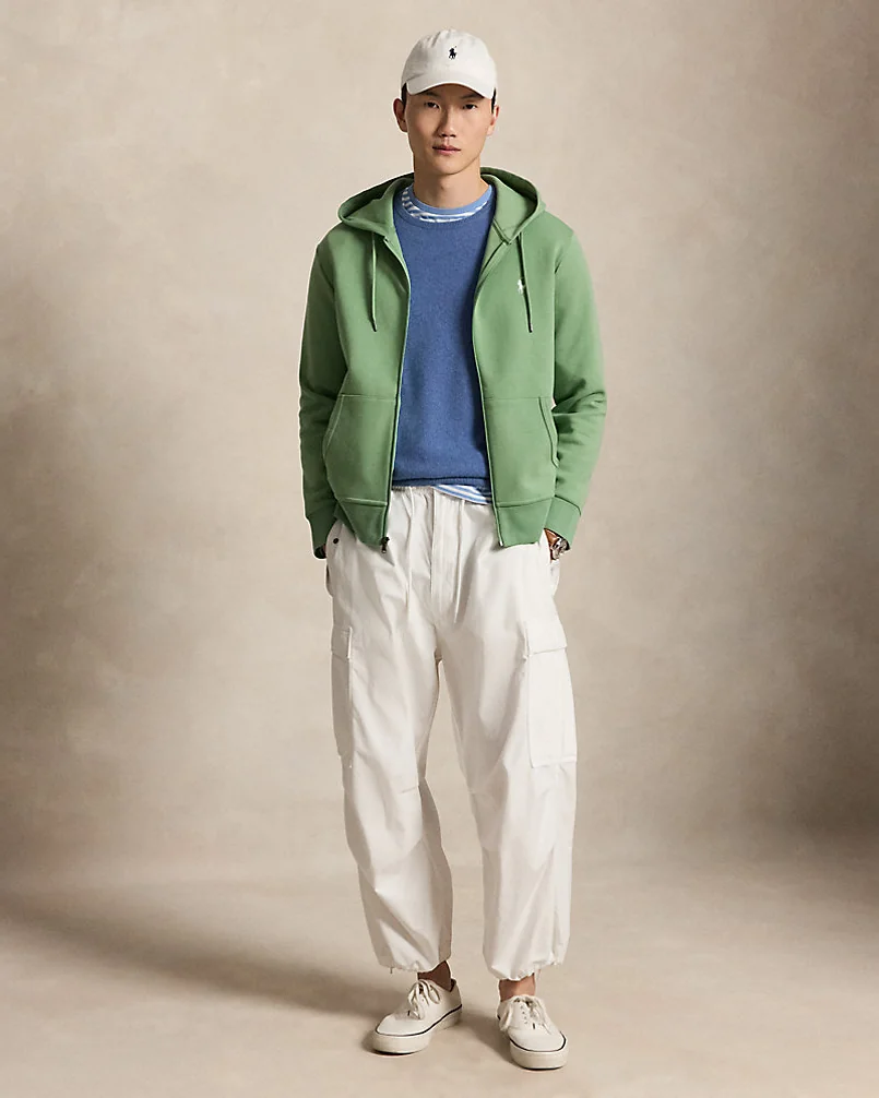 Худи на молнии Ralph Lauren из фактурного трикотажа — 3