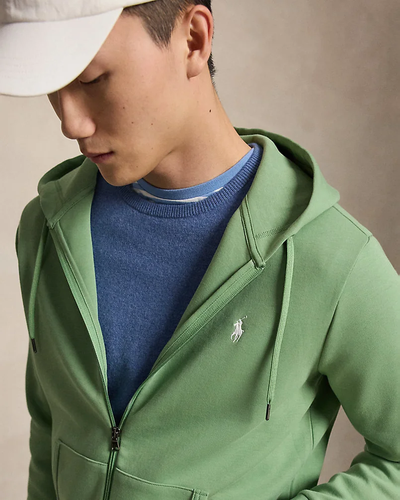 Худи на молнии Ralph Lauren из фактурного трикотажа — 5