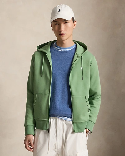 Худи на молнии Ralph Lauren из фактурного трикотажа