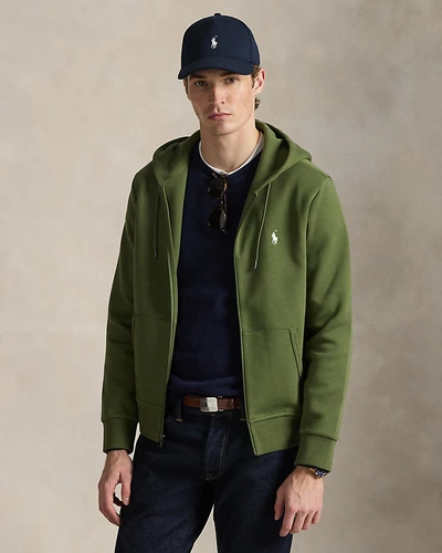 Худи на молнии Ralph Lauren из фактурного трикотажа