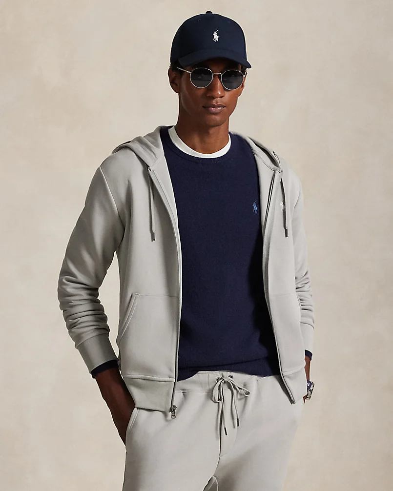 Худи на молнии Ralph Lauren из фактурного трикотажа — 1
