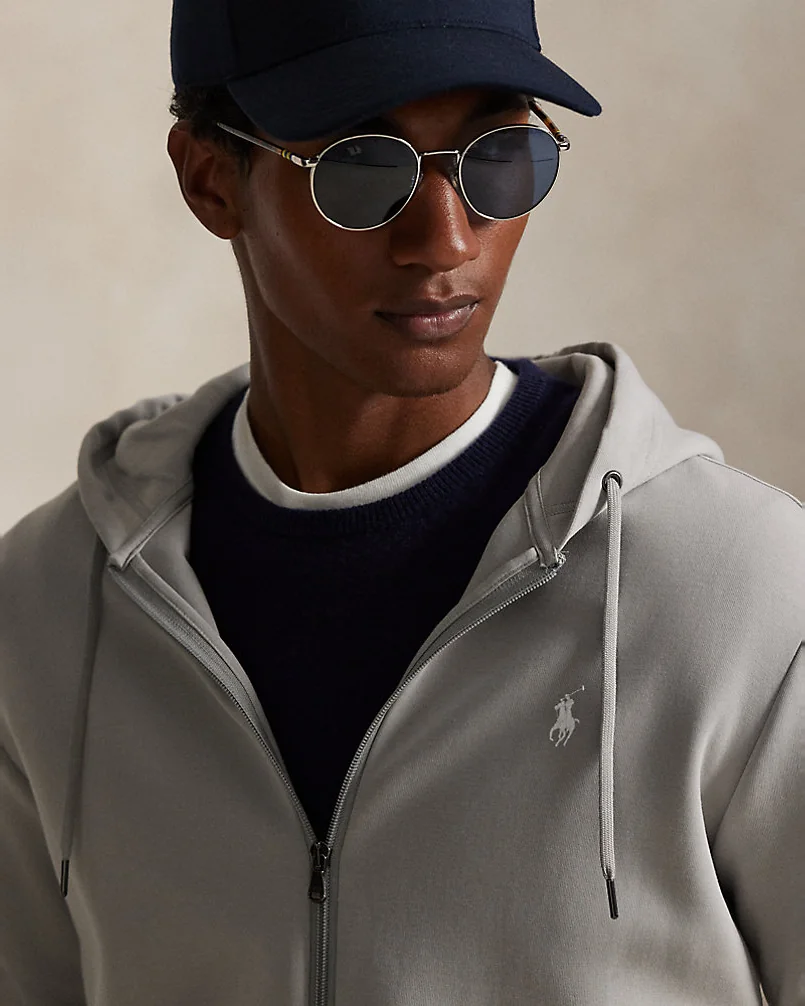 Худи на молнии Ralph Lauren из фактурного трикотажа — 5