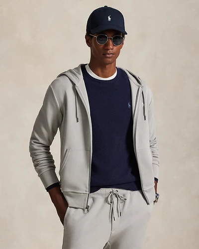 Худи на молнии Ralph Lauren из фактурного трикотажа