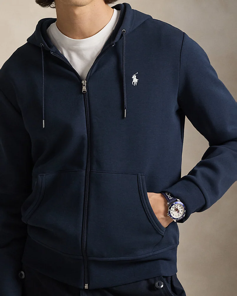 Худи на молнии Ralph Lauren из фактурного трикотажа — 5