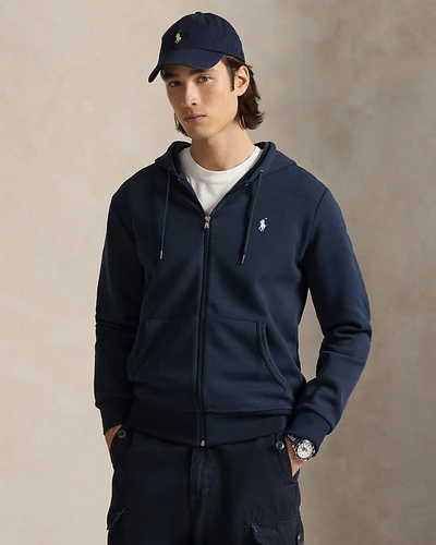 Худи на молнии Ralph Lauren из фактурного трикотажа