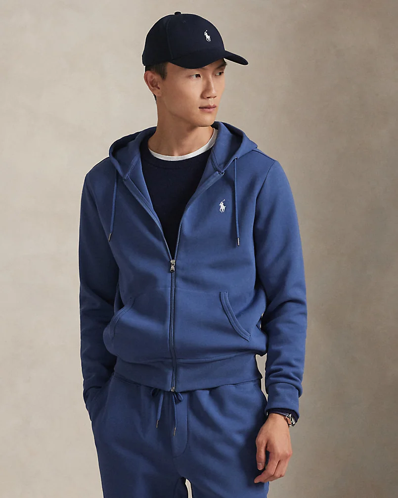 Худи на молнии Ralph Lauren из фактурного трикотажа — 1