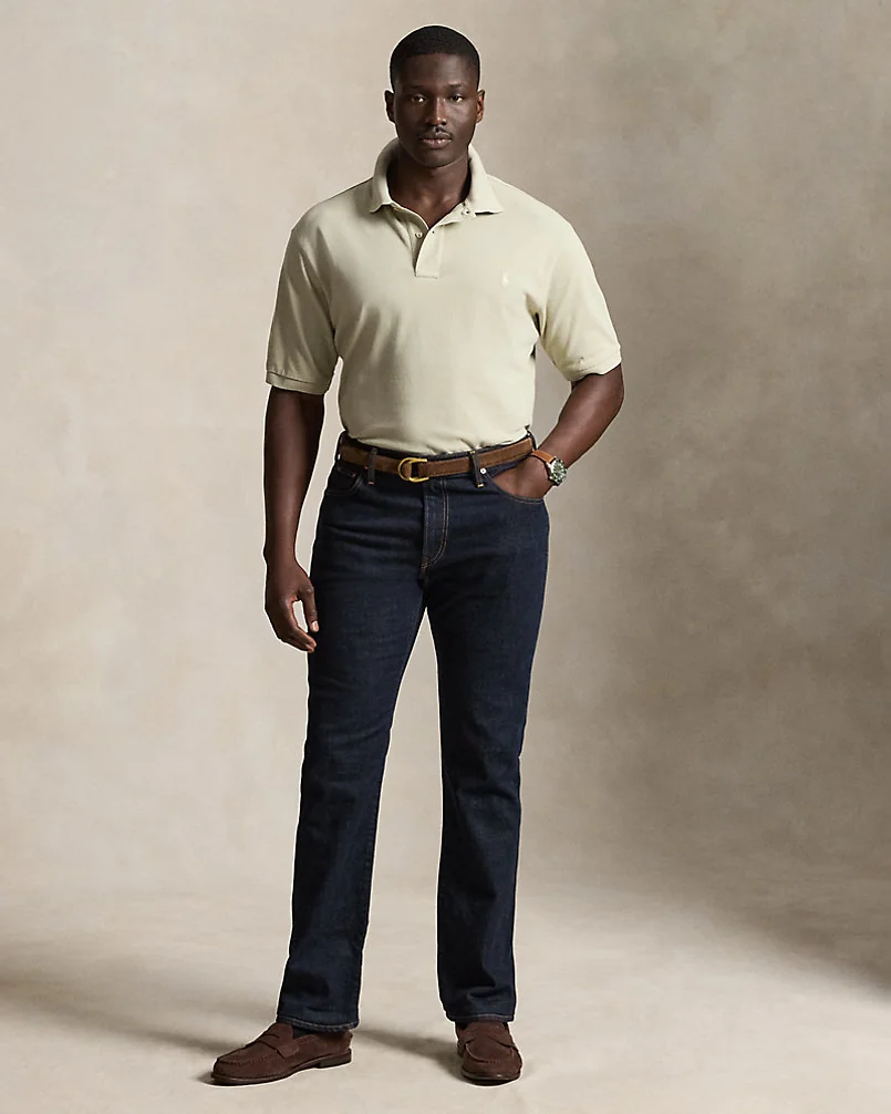 Поло Ralph Lauren The Iconic Mesh, больших размеров — 3