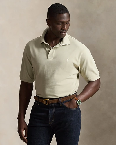 Поло Ralph Lauren The Iconic Mesh, больших размеров