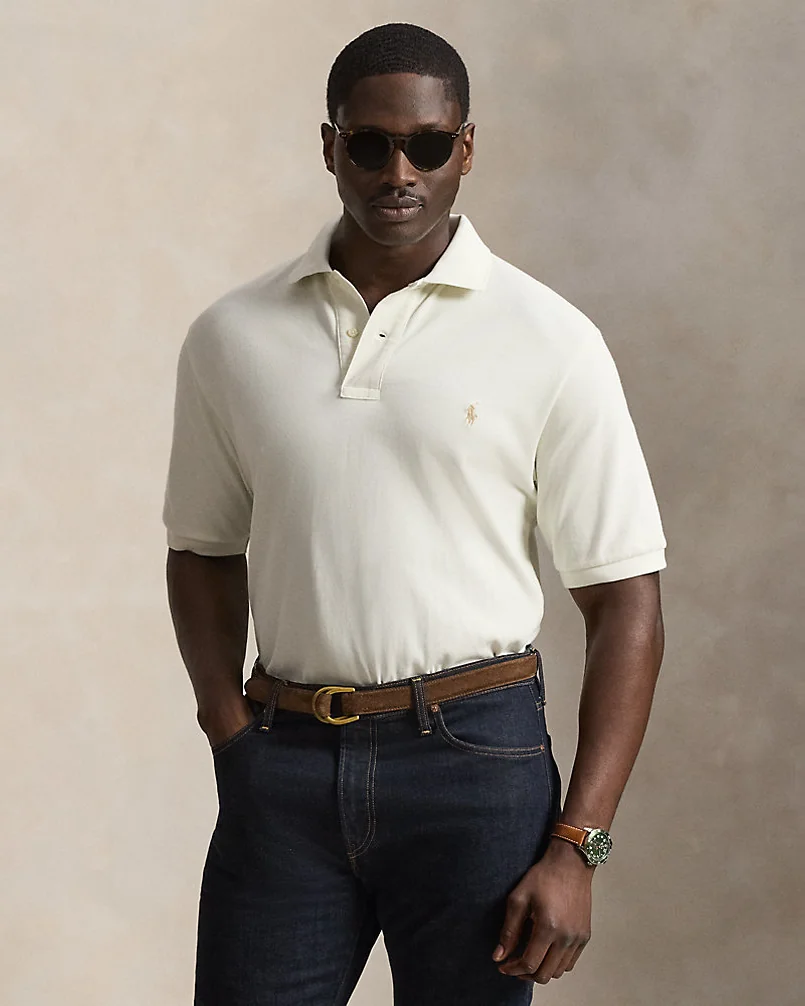 Поло Ralph Lauren The Iconic Mesh, больших размеров — 1