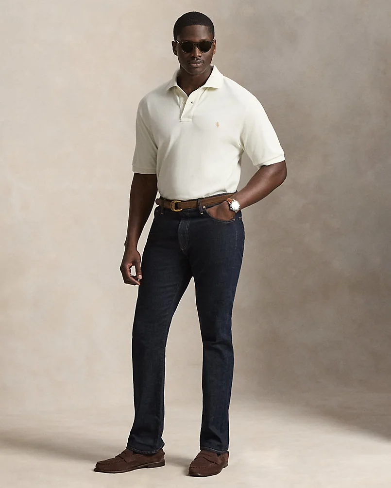 Поло Ralph Lauren The Iconic Mesh, больших размеров — 3