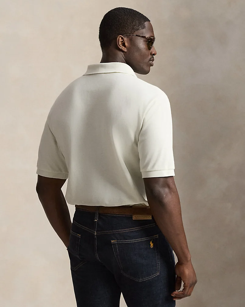 Поло Ralph Lauren The Iconic Mesh, больших размеров — 4