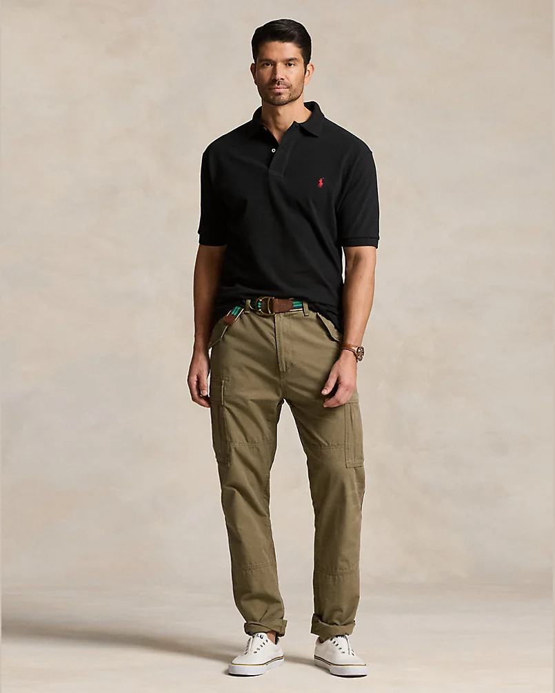 Поло Ralph Lauren The Iconic Mesh, больших размеров — 3