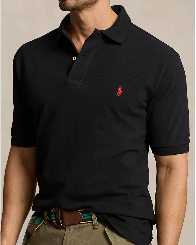 Поло Ralph Lauren The Iconic Mesh, больших размеров — 5