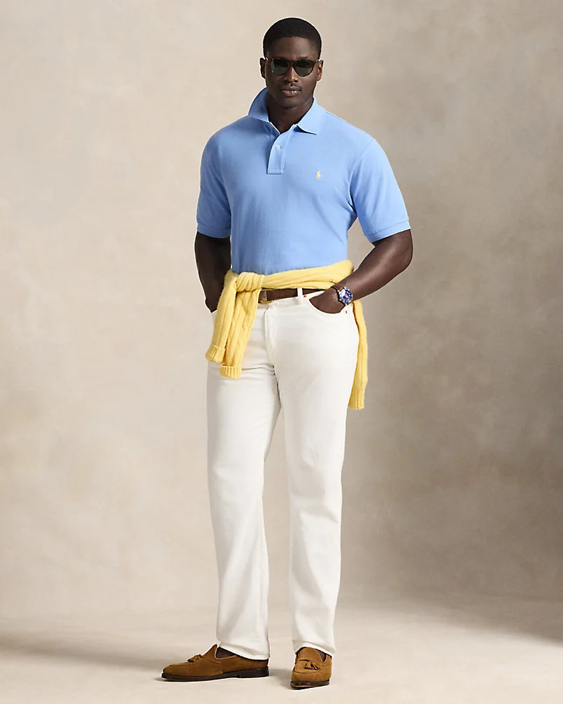 Поло Ralph Lauren The Iconic Mesh, больших размеров — 3