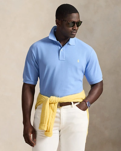 Поло Ralph Lauren The Iconic Mesh, больших размеров