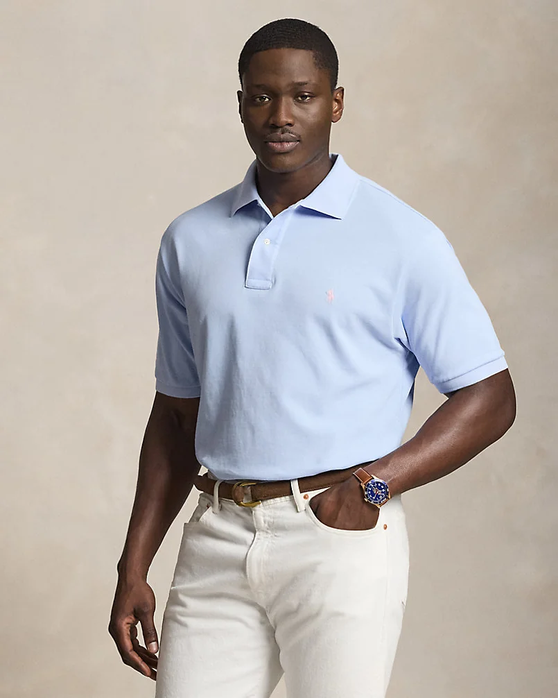 Поло Ralph Lauren The Iconic Mesh, больших размеров — 1