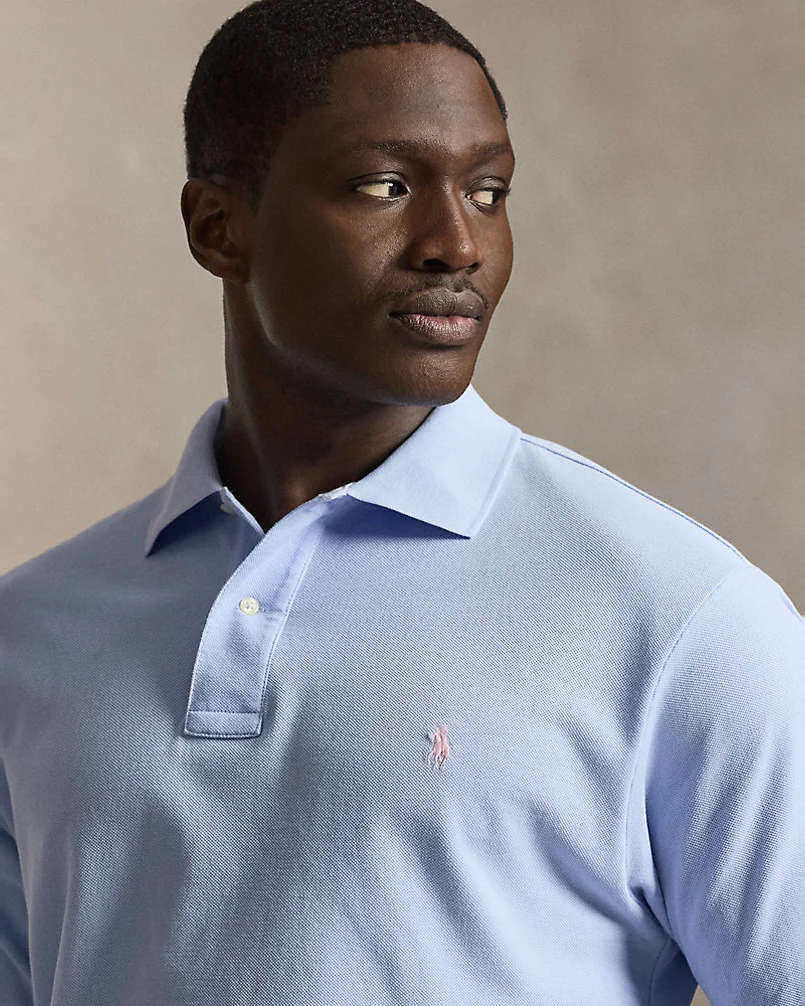 Поло Ralph Lauren The Iconic Mesh, больших размеров — 5