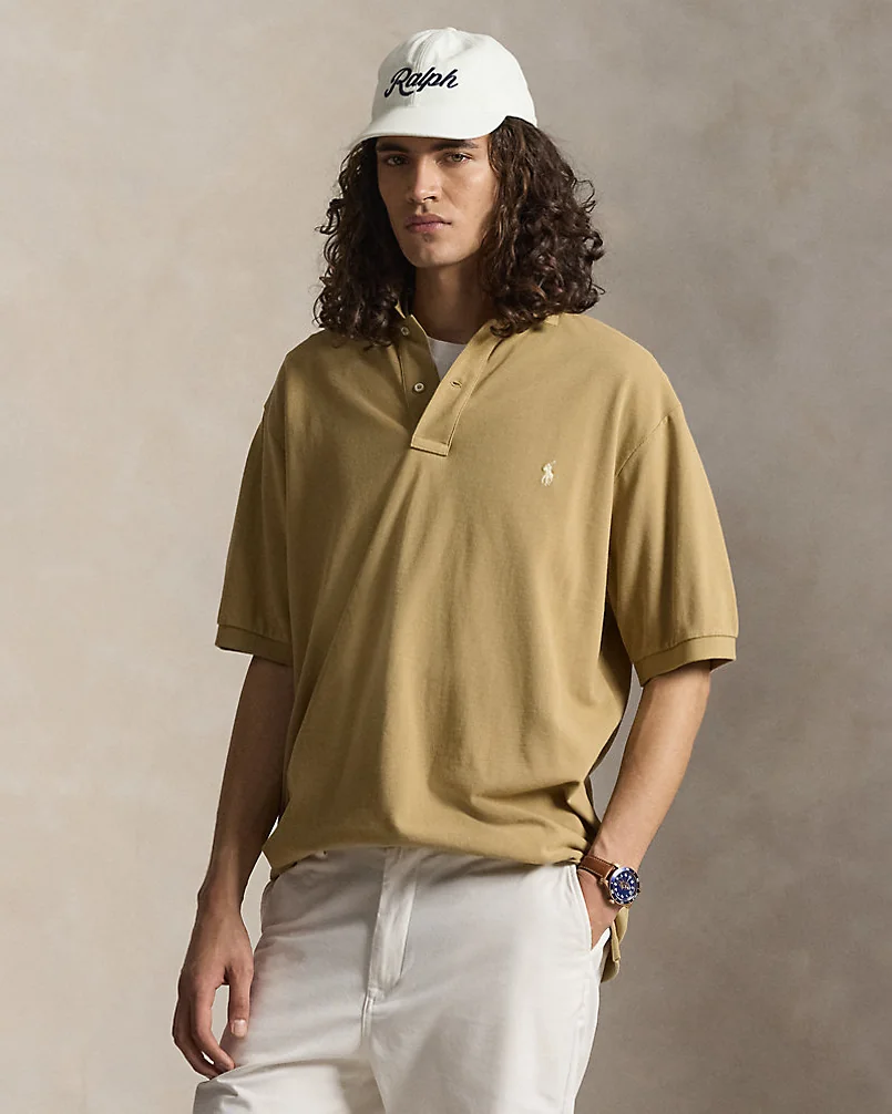 Поло Ralph Lauren The Iconic Mesh, больших размеров — 1