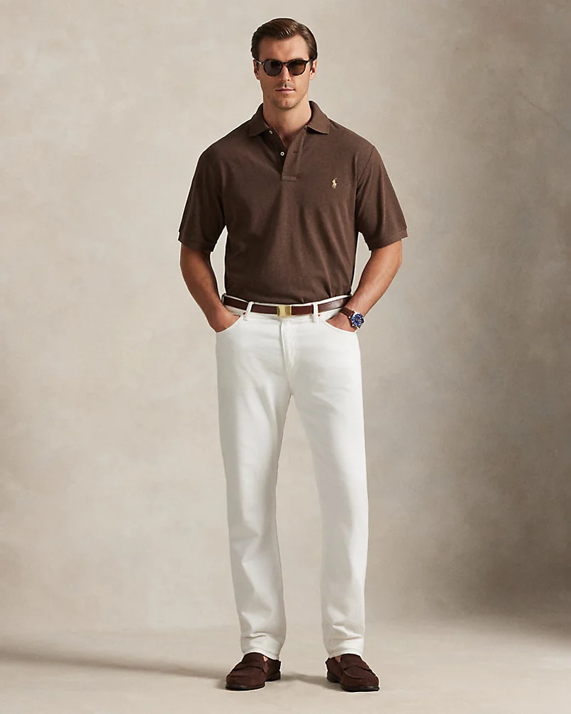 Поло Ralph Lauren The Iconic Mesh, больших размеров — 3