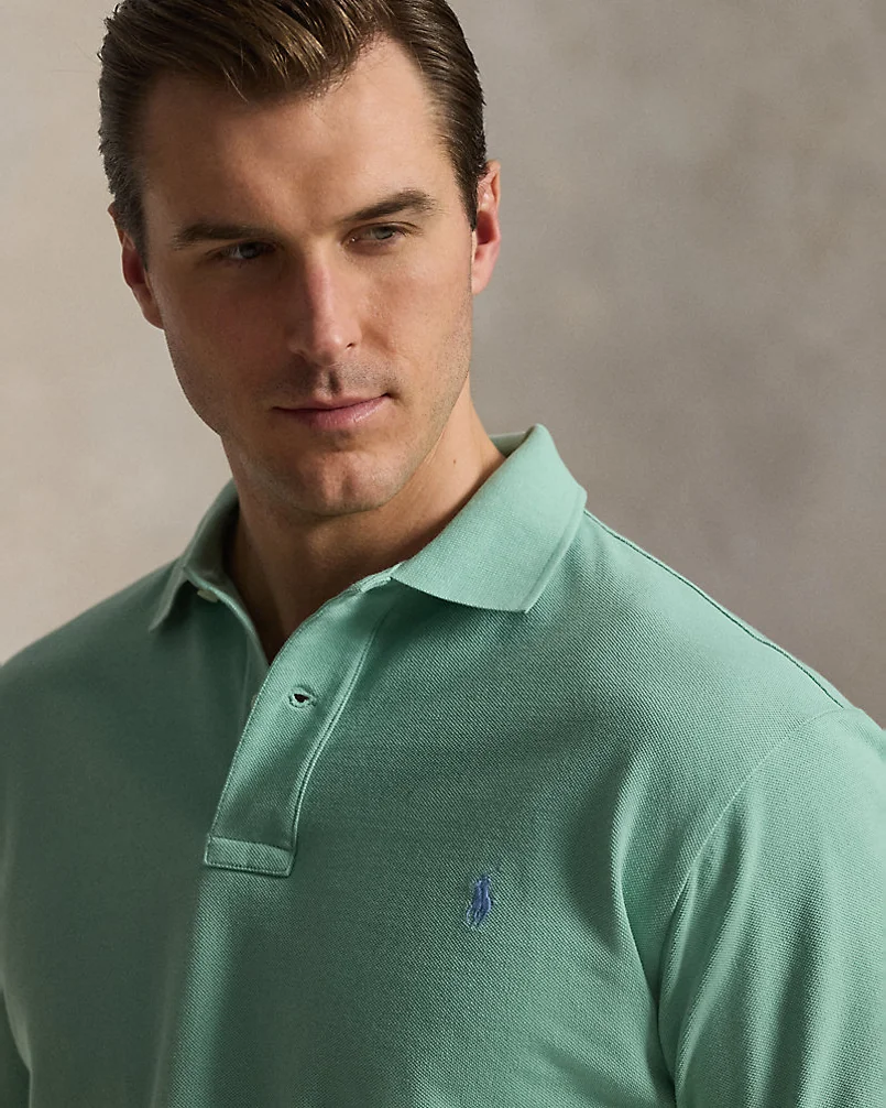 Поло Ralph Lauren The Iconic Mesh, больших размеров — 5