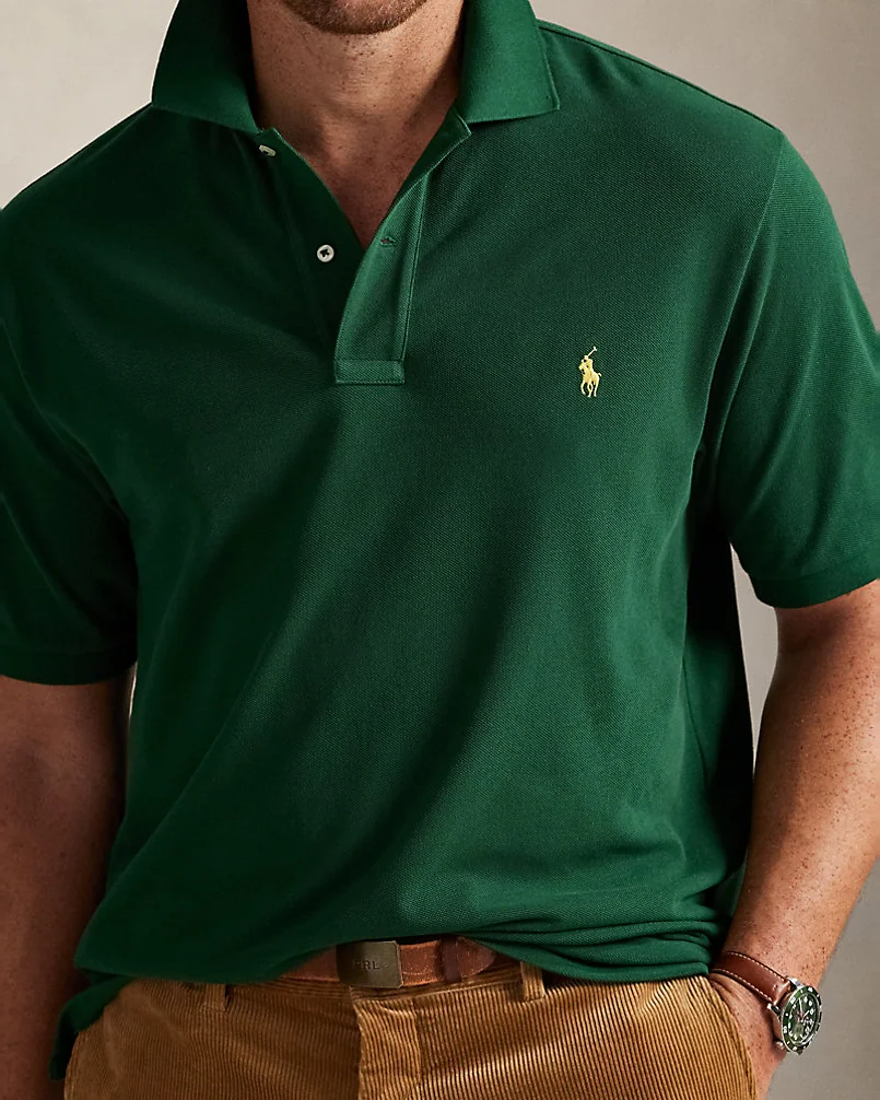 Поло Ralph Lauren The Iconic Mesh, больших размеров — 5