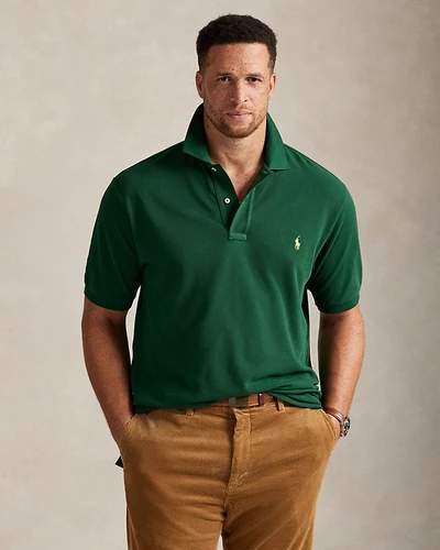 Поло Ralph Lauren The Iconic Mesh, больших размеров