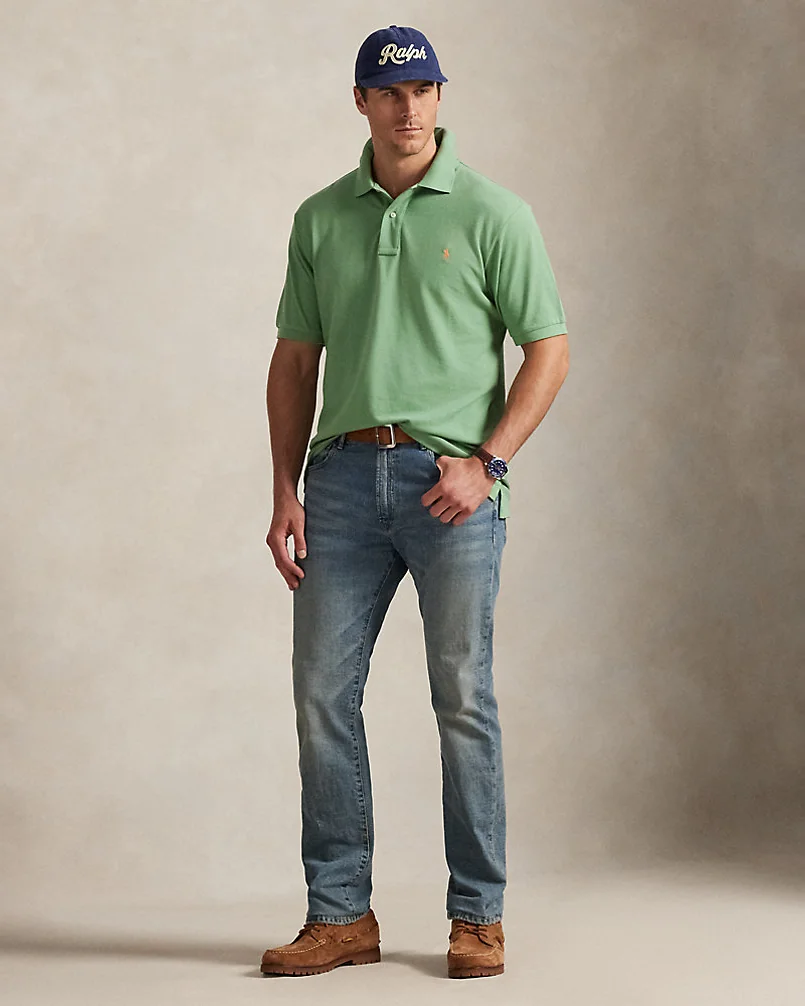 Поло Ralph Lauren The Iconic Mesh, больших размеров — 3